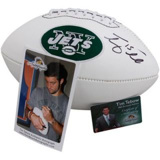 Tim Tebow New York Jets Autographed Logo Football
