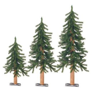 2 3 4 ft. Gatlinburg Unlit 3 pc. Christmas Tree Set   Artificial Christmas Trees