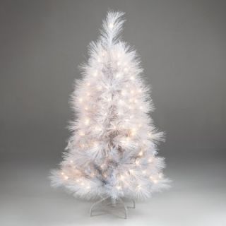 White Feather Cashmere Pine Christmas Tree   Christmas Trees
