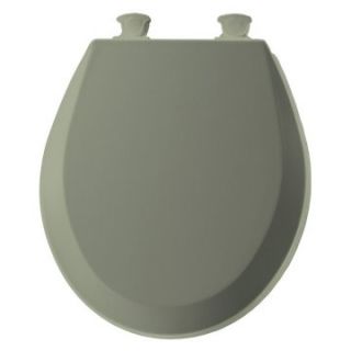 Bemis B500EC095 Round Closed Front Molded Wood Toilet Seat with Easy Clean & Change Hinge in Bayberry   Toilet Seats