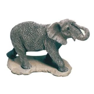 Sandicast Original Size African Elephant Sculpture   Garden Statues