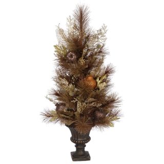 30 in. Harvest Sparkle Potted Tree   Christmas Trees