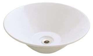 Polaris Sinks p022 Porcelain Vessel Sink   Bathroom Sinks