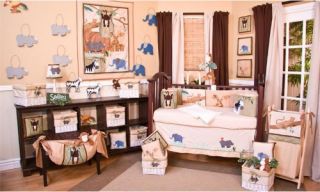Brandee Danielle On Safari 4 Piece Crib Bedding Set   Baby Bedding Sets