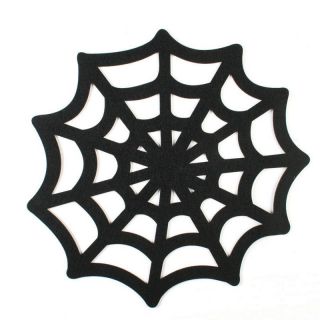 Tag Spider Web Felt Placemats   Set of 4   Halloween