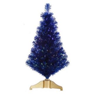 Vickerman 3 ft. Blue Fiber Optic Christmas Tree   Christmas Trees