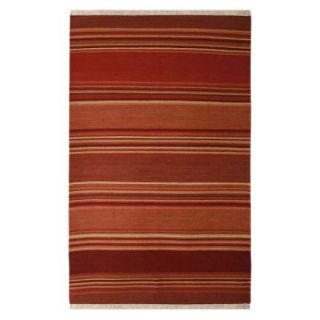 Rizzy Rugs Swing SG 455 Stripe Area Rug   Red   Area Rugs