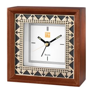 Frank Lloyd Wright Beth Sholom Alarm Clock by Bulova   Alarm Clocks