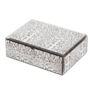 Mele Cadence Mirrored Jewelry Box   8W x 2.75H in.   Womens Jewelry Boxes