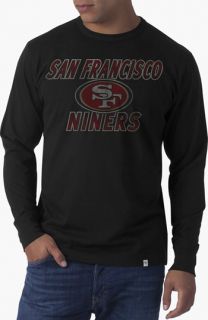 47 Brand San Francisco 49ers   Flanker Long Sleeve T Shirt