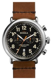 Shinola The Runwell Chrono Leather Strap Watch, 47mm (Regular Retail Price $750)