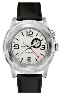 Brera Eterno Chrono Chronograph Leather Strap Watch, 45mm