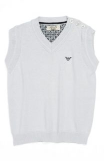 Armani Junior Cotton Sweater Vest (Baby Boys)