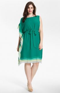 Vince Camuto Asymmetrical Tiered Dress (Plus Size) (Online Only)