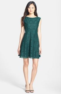 French Connection Lace Fit & Flare Dress