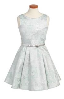 Zoe Ltd Metallic Brocade Sleeveless Dress (Big Girls)