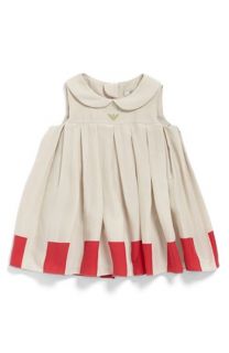 Armani Junior Pleated Dress (Baby Girls)