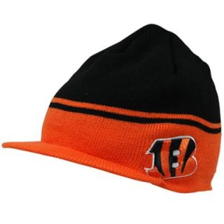 47 Brand Cincinnati Bengals Powerback Visor Knit Hat   Black/Orange