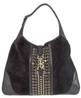 Gucci Large Black Suede Bouvier Hobo Bag Gucci Designer Handbags