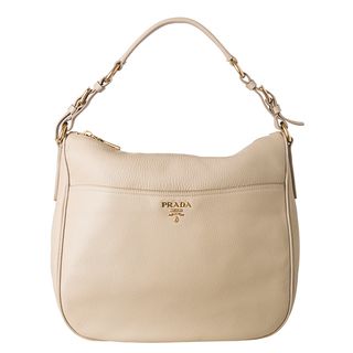 Prada Beige Leather Hobo Bag Prada Designer Handbags