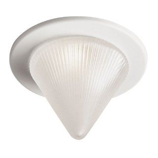 Dainolite Lighting DL221 WH Trim Glass Cone, White Finish   Vanity Lighting Fixtures  