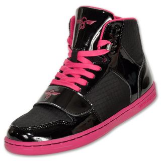 Creative Recreation Cesario Kids' Casual Shoes  Black/Hot Pink/White