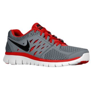 Nike Flex Run 2013   Mens   Running   Shoes   Cool Grey/Gym Red/White/Black