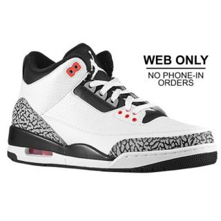 Jordan Retro 3   Mens   Basketball   Shoes   Dark Powder Blue/White/Black/Wolf Grey