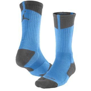 Jordan AJ Dri Fit Crew Socks   Mens   Basketball   Accessories   University Blue/Dark Grey