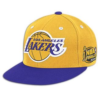 Mitchell & Ness NBA Commemorative Finals Cap   Mens   Basketball   Accessories   Los Angeles Lakers   Gold