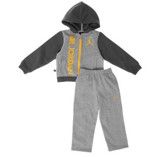 Jordan Bright Light Fleece Set   Boys Toddler   Basketball   Clothing   Dark Grey/Anthracite/University Gold