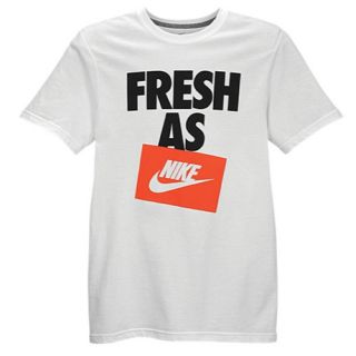 Nike Graphic T Shirt   Mens   Casual   Clothing   White/Black/Orange