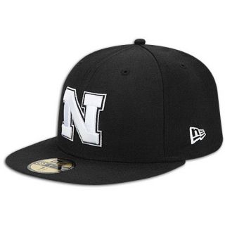 New Era College 59Fifty Black & White Cap   Mens   Basketball   Accessories   Nebraska Cornhuskers   Black/White
