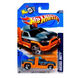 Hot Wheels   Diesel Duty (Red "Water Dept.")   HW City Works '12   3/10 ~ 133/247 [Scale 164] Toys & Games