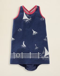Ralph Lauren Childrenswear Infant Girls' Sailboat Tank Top Dress   Sizes 9 24 Months's
