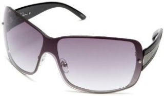 Jessica Simpson Women's J273 Sunglasses,Silver Frame/Black Gradient Lens,one size Clothing