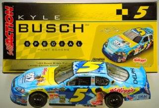 Action   NASCAR   Kyle Busch #5   2006 Chevrolet Monte Carlo   Kellogg's / Ice Age 2 Special Paint   1 of 288   Rare   Out of Production   124 Scale Die Cast Stock Car   Limited Edition   Collectible Toys & Games
