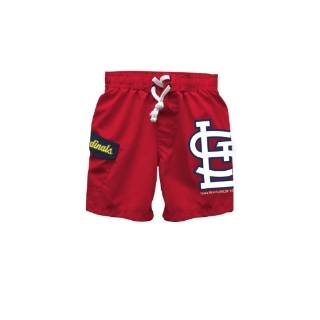 MLB Infant/Toddler Boy's St. Louis Cardinals Swim Shorts (Red, 4T) Sports & Outdoors