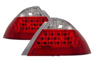 Honda Accord Sedan Red/Clear Tail Lights Automotive
