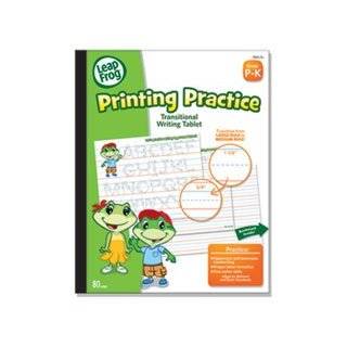 * LeapFrog Printing Practice Writing Tablet, 8 x 10, 80 Sheets/Tablet *   Stationery Notepads