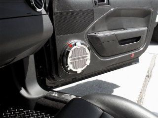 American Car Craft Ford Mustang 2005 2006 2007 2008 2009 Chrome Speaker Grille Dash Trim Interior Surround Kit Automotive