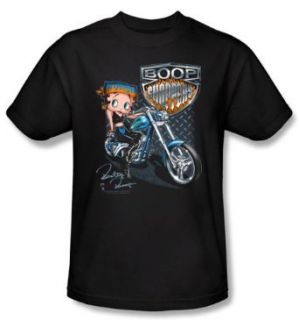Betty Boop Kids T shirt Boop Choppers Youth Black Tee Shirt Clothing