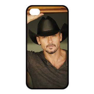 Protective Custom Cases Country Music Singer Tim Mcgraw Case TPU Cover For Iphone 4 4s Ip4 AX71213 Cell Phones & Accessories