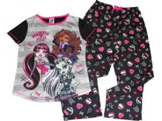 Monster High Girls Pajama Set (XL (14/16)) Clothing