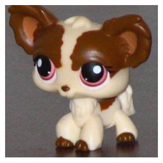Chihuahua Dog # 385 (creme and brown)   Littlest Pet Shop Replacement Figure Loose Retired LPS Collector Toy (Out Of Package/OOP) 