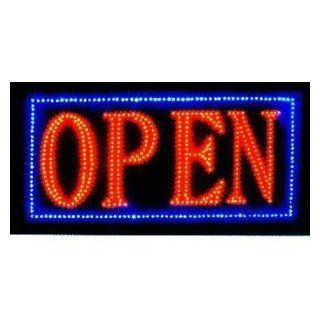 Open Led Neon Business Motion Light Sign. On/off with Chain 19*10*1 #LT004