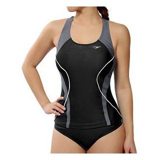 Speedo Optik Splice Tankini Set Two Piece Speedo Swimwear  Sporting Goods  Sports & Outdoors