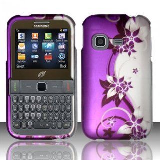 IMAGITOUCH(TM) 3 in 1 Bundle For Samsung S390G   Hard Case Snap on Cover (Purple/Silver Vine)+ Anti Glare LCD Screen Protector Shield(Ultra Clear)+Touch Screen Stylus Cell Phones & Accessories