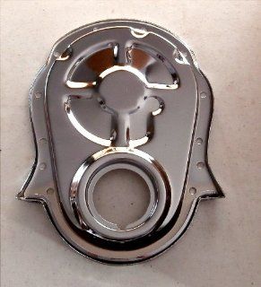 New Big Block Chevy Chrome Timing Chain Cover BBC Fits 396 454  502 CID Automotive