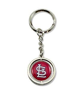 MLB St. Louis Cardinals Rubber Baseball Spinning Key Ring Sports & Outdoors